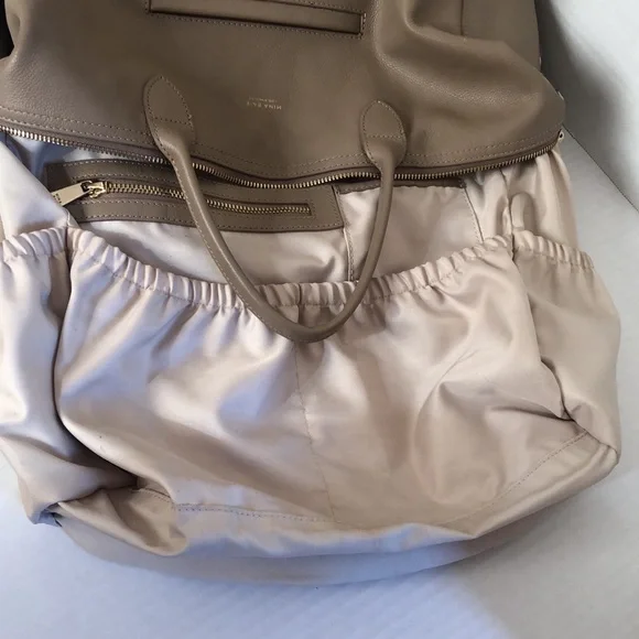 MINA BAIE Emmy Full Taupe Backpack Satchel Crossbody Travel Bag Diaper Bag - Picture 10 of 11